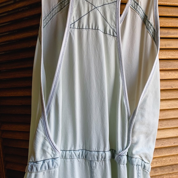 Wilfred Drapey Button Down Jumpsuit in Light Blue - Picture 5 of 5